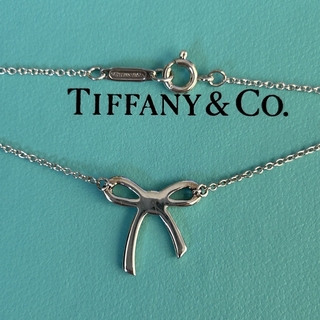 Tiffany & Co. - TIFFANY&Coティファニー リボン ボウ ネックレスの ...