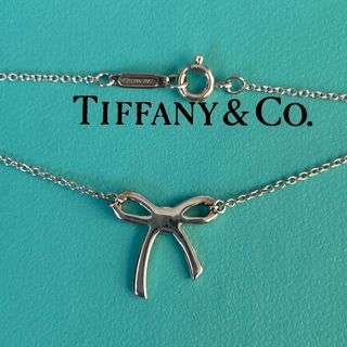 Tiffany & Co. - TIFFANY&Coティファニー リボン ボウ ネックレスの ...