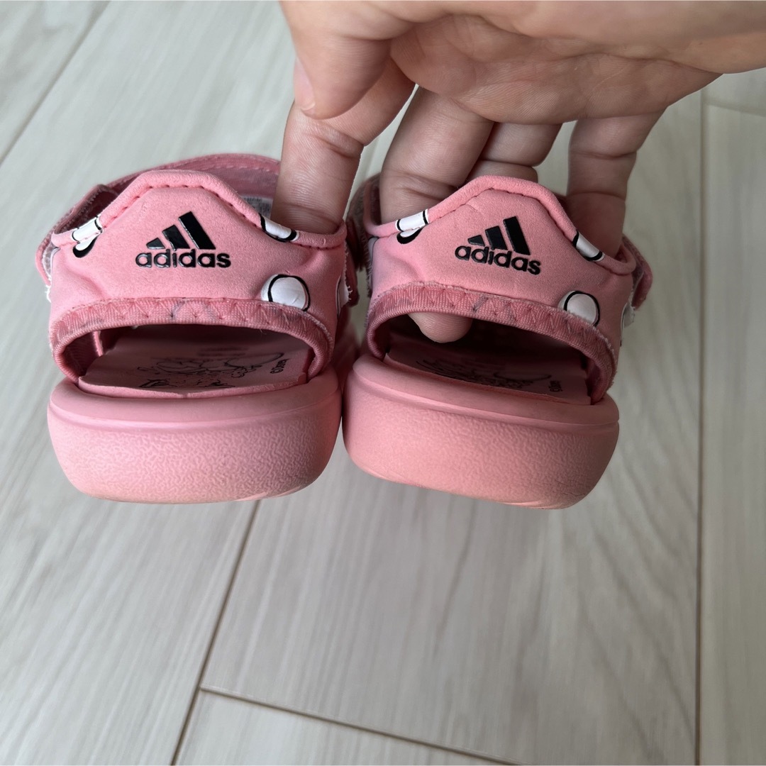 adidas(アディダス)のadidas ミニーちゃん　サンダル　13cm キッズ/ベビー/マタニティのベビー靴/シューズ(~14cm)(サンダル)の商品写真