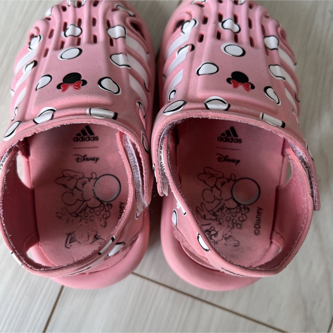 adidas(アディダス)のadidas ミニーちゃん　サンダル　13cm キッズ/ベビー/マタニティのベビー靴/シューズ(~14cm)(サンダル)の商品写真