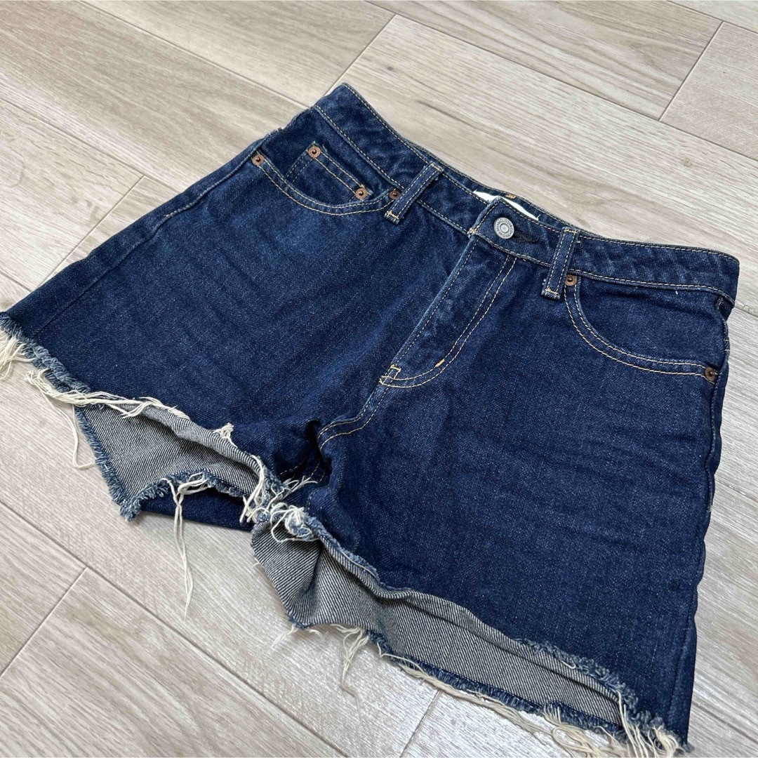 moussy - moussy 切りっぱなしデニムショートパンツ SLY riendaの通販