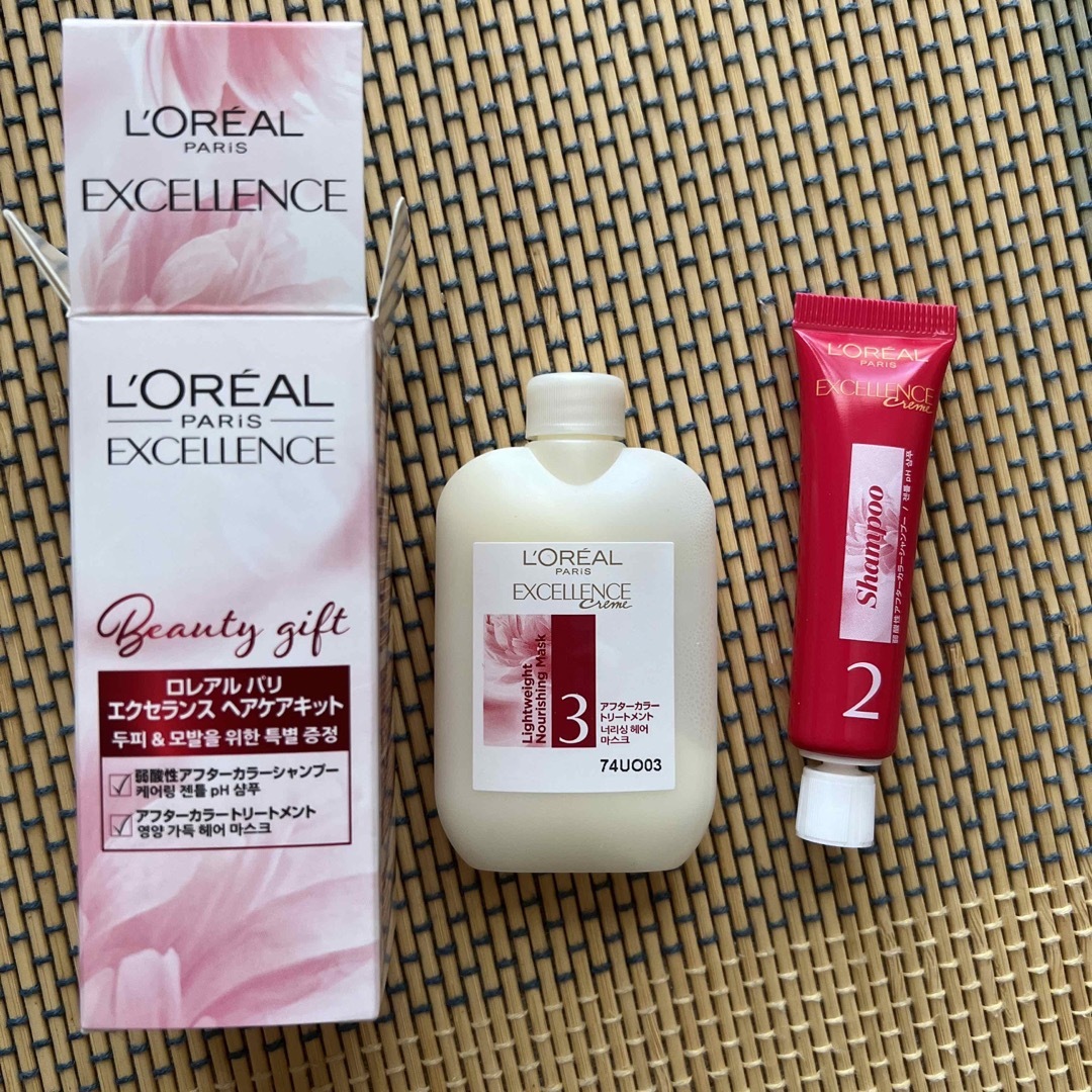 L'Oreal Paris(ロレアルパリ)のLUX トリートメント.ロレアルヘアケアキット コスメ/美容のヘアケア/スタイリング(シャンプー/コンディショナーセット)の商品写真