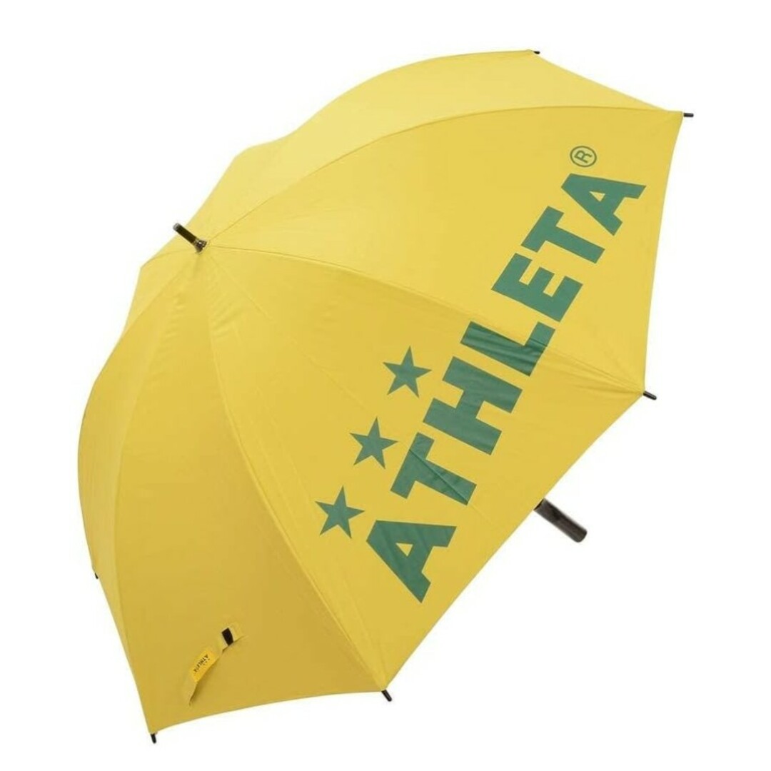 新品未使用 晴雨兼用 ATHLETA アスレタ UV アンブレラ 傘 黄色 イエ