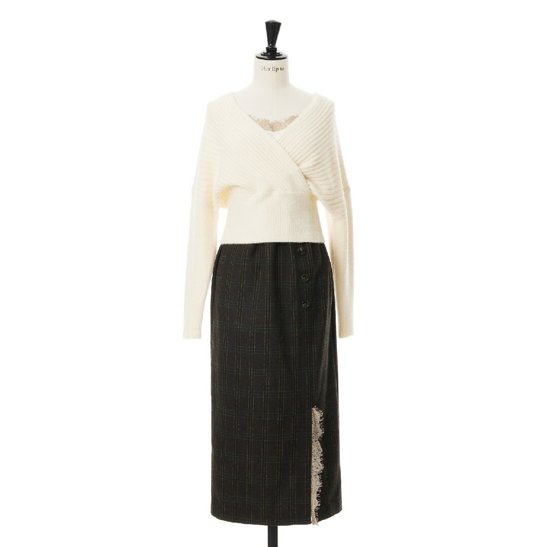 Orsay Plaid Skirt Set 6