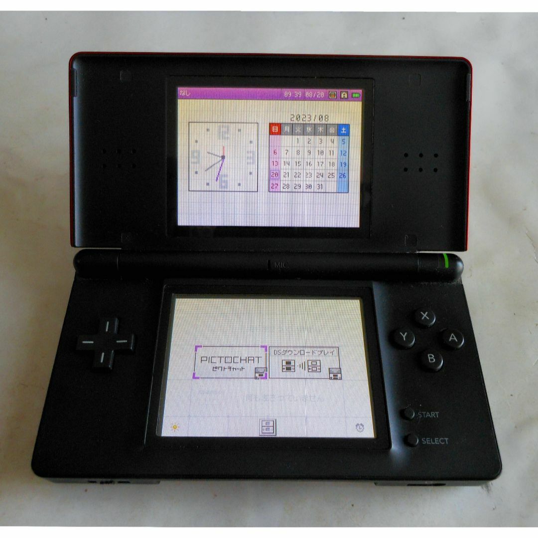 ニンテンドーDS(ニンテンドーDS)のK-non様専用　DS Lite クリムゾンブラック タッチ動作不良 エンタメ/ホビーのゲームソフト/ゲーム機本体(携帯用ゲーム機本体)の商品写真