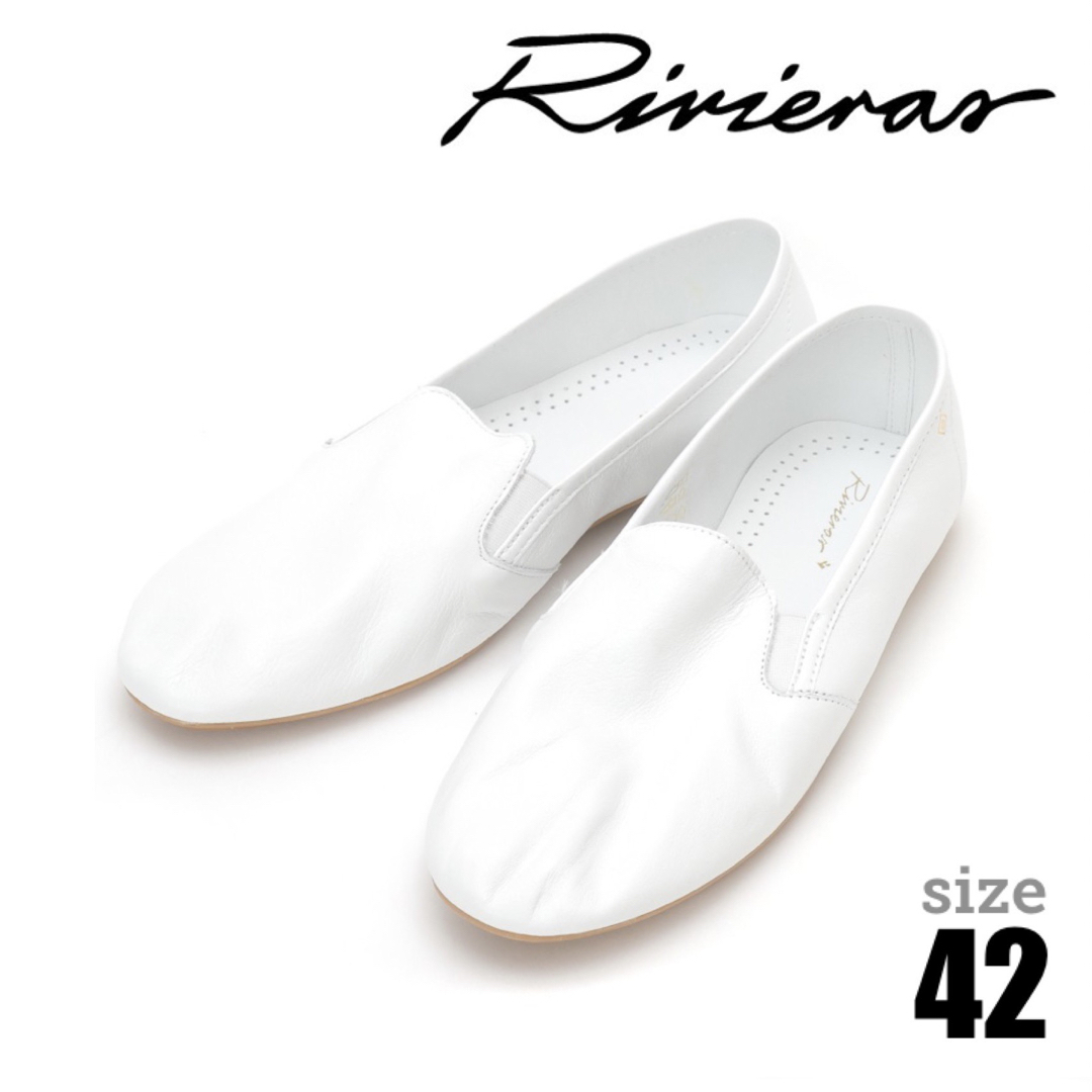 新品 定価1.9万円 RIVIERAS JAZZ レザー スリッポン 42 | www