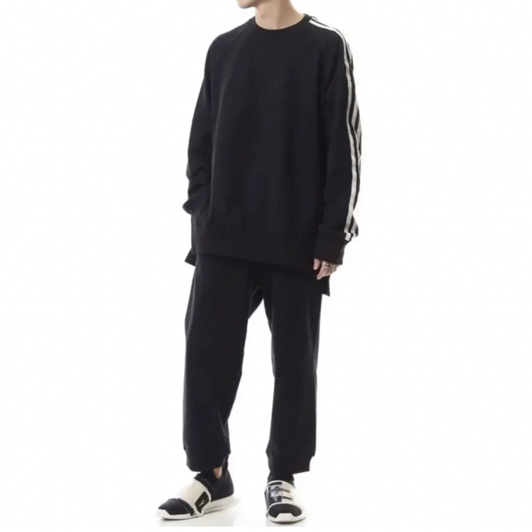 XL Y-3 3 STP French terry Crew Sweater-