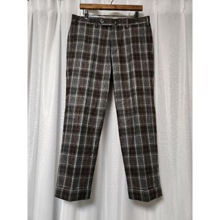 【美品】ジーディーアー GTA ビームスF別注 ウールパンツ 茶系 48 秋冬