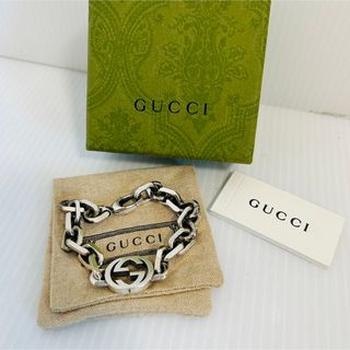 グッチ(Gucci)の【虚無虚無プリン様】GUCCI グッチインターロッキングサイズ18 ブレスレット(ブレスレット)