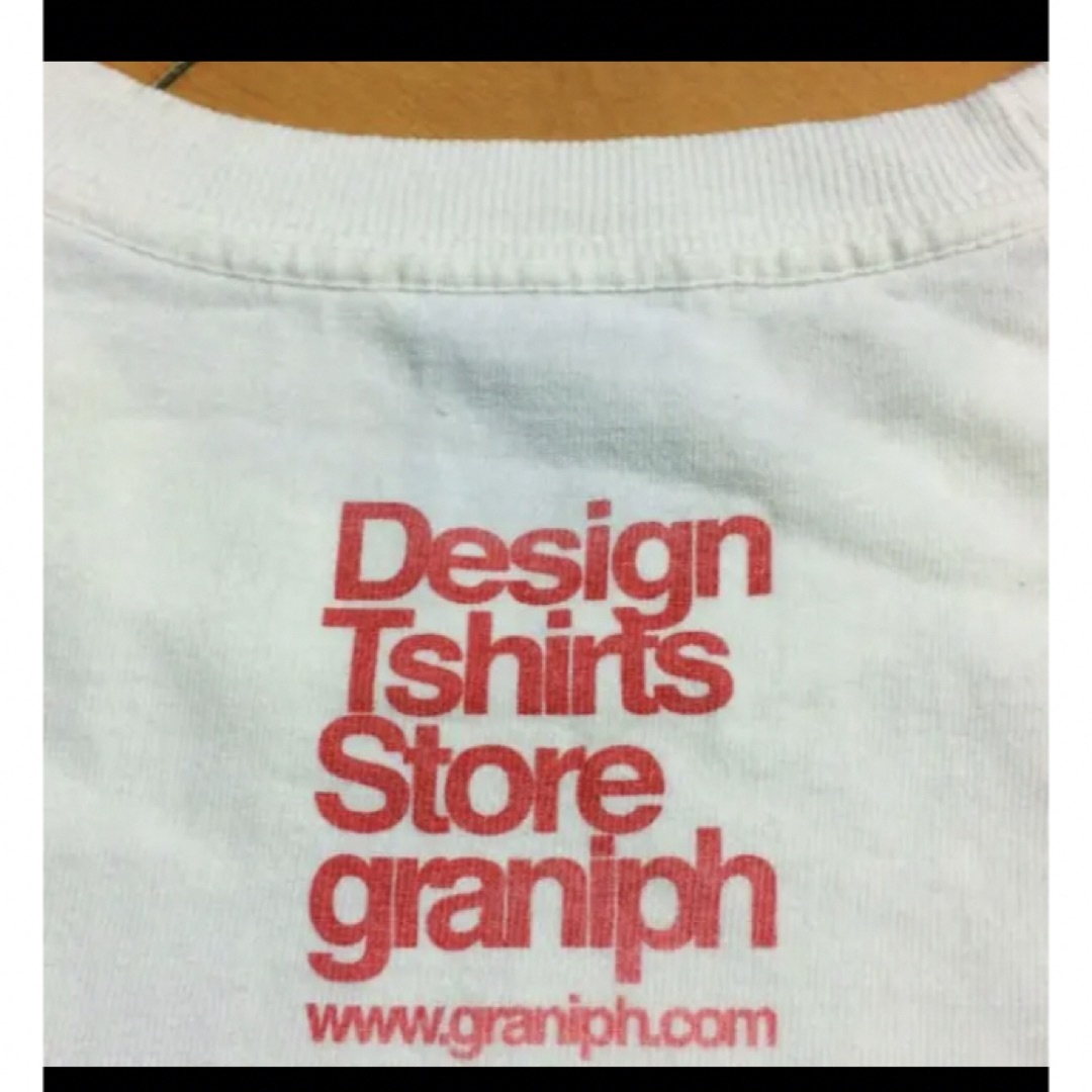 Design Tshirts Store graniph(グラニフ)のグラニフホワイトコットンＴ メンズのトップス(Tシャツ/カットソー(半袖/袖なし))の商品写真