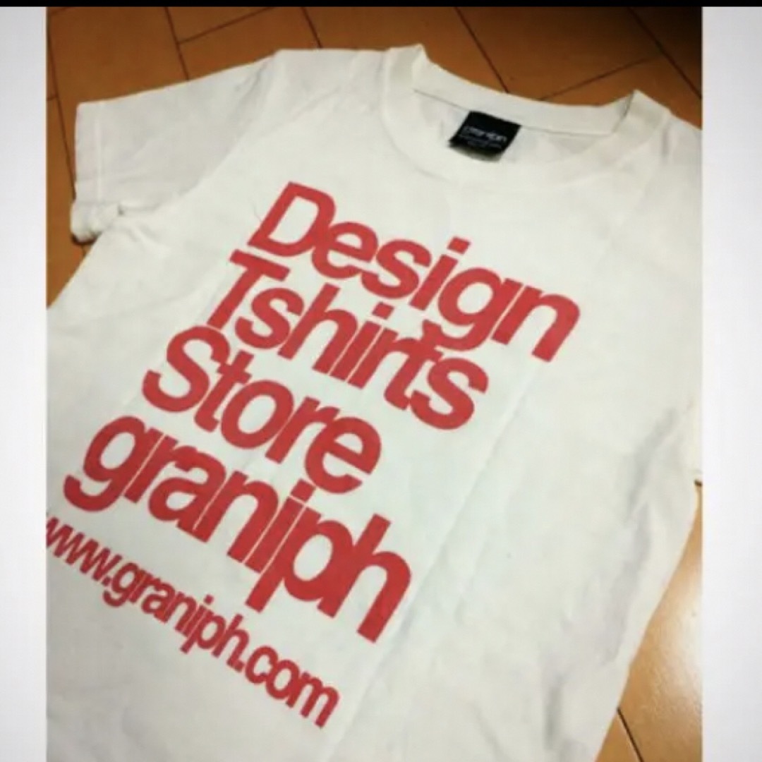 Design Tshirts Store graniph(グラニフ)のグラニフホワイトコットンＴ メンズのトップス(Tシャツ/カットソー(半袖/袖なし))の商品写真