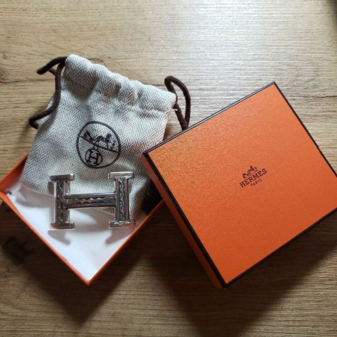HERMES - 希少 エルメス HERMES トゥアレグ Hベルト バックル HERMES - 希少 エルメス HERMES トゥアレグ Hベルト バックル