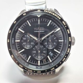 セイコー(SEIKO)のセイコー　ワイアード　メンズ時計　クォーツ　クロノグラフ　メッシュブレス(腕時計(アナログ))