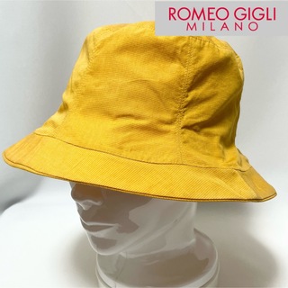 ROMEO GIGLI - 【超美品】ROMEO GIGLI ロメオ ジリ 日本製シフォン生地バケットハット