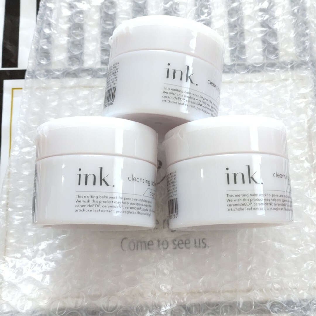 INK(インク)のinkクレンジングバーム3個セット コスメ/美容のスキンケア/基礎化粧品(クレンジング/メイク落とし)の商品写真