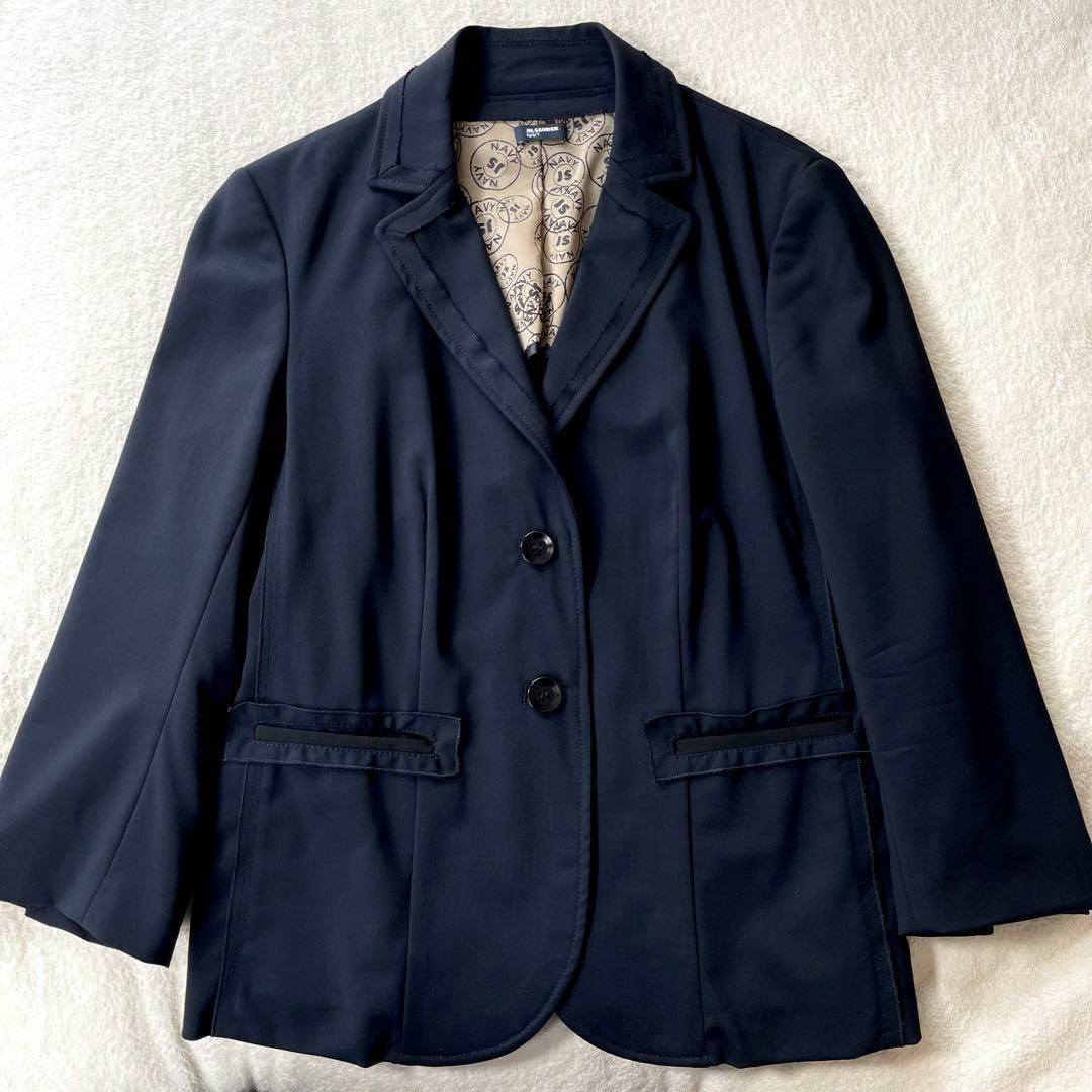 JIL SANDER NAVY 美品ネイビージャケット