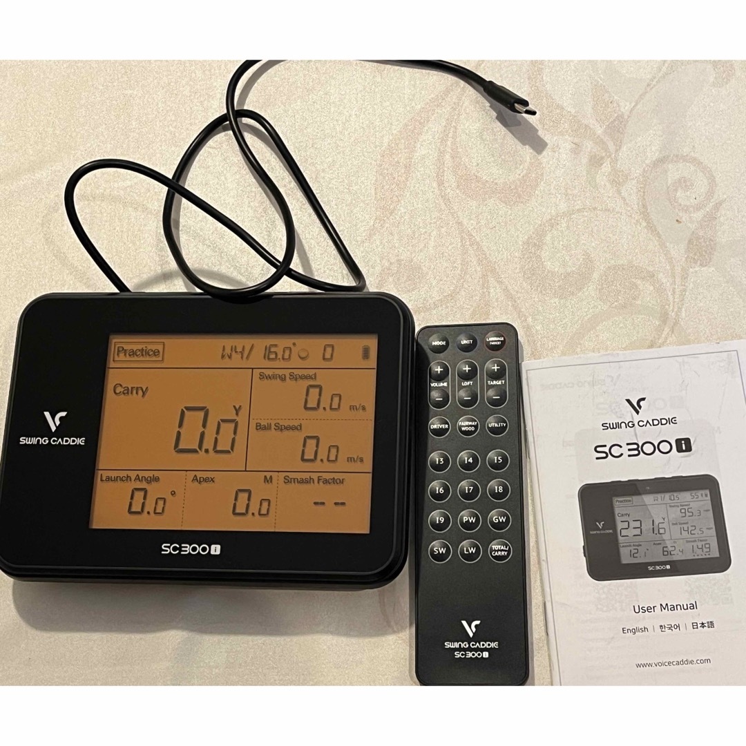 VOICE CADDIE(ボイスキャディ)のSWING CADDIE SC300i （送料込み） チケットのスポーツ(ゴルフ)の商品写真