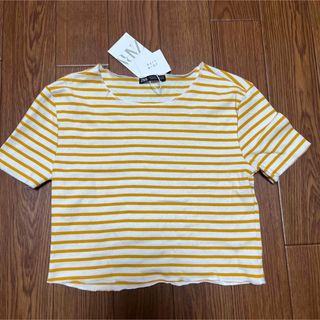 ザラ(ZARA)のZARA ショート丈　トップス(Tシャツ(半袖/袖なし))