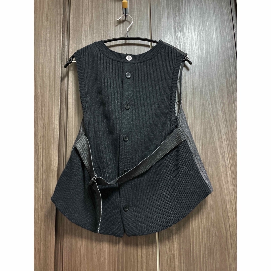 Mame kurogouchi コード刺繍ベスト