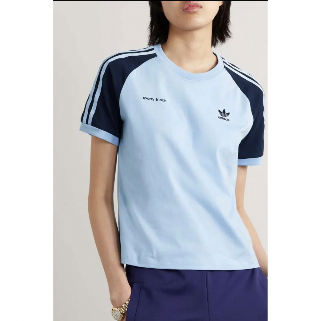 国内発送 adidas Sporty&Rich Sporty Tシャツ Mサイズ クリーム