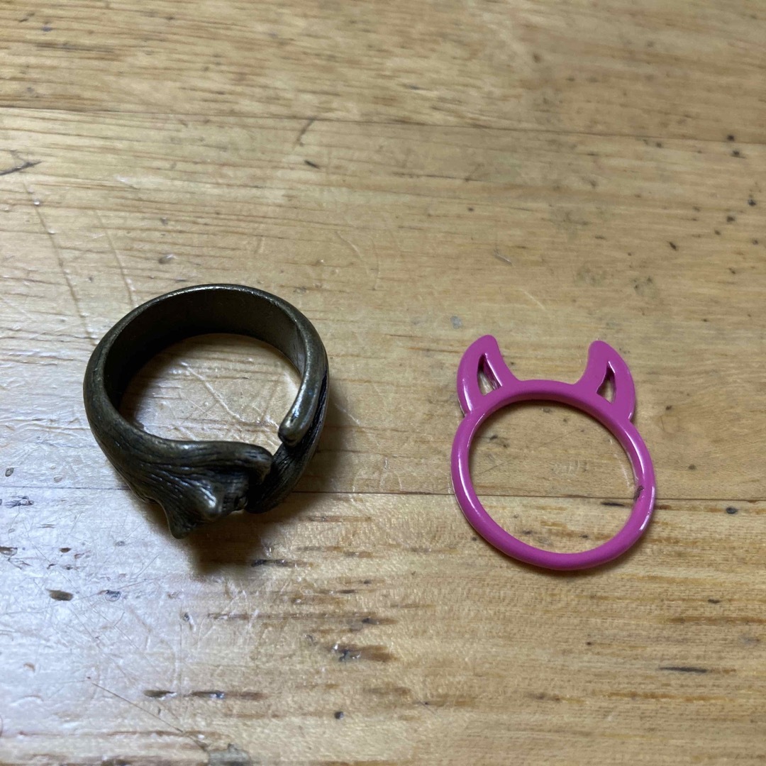 猫の形の指輪 レディースのアクセサリー(リング(指輪))の商品写真