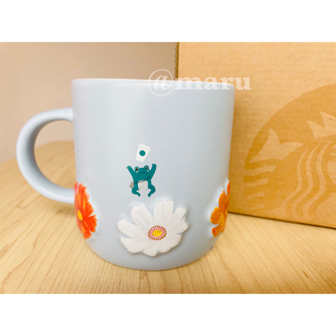 海外 スターバックス マグカップ アヒル 花柄 スタバ レア www