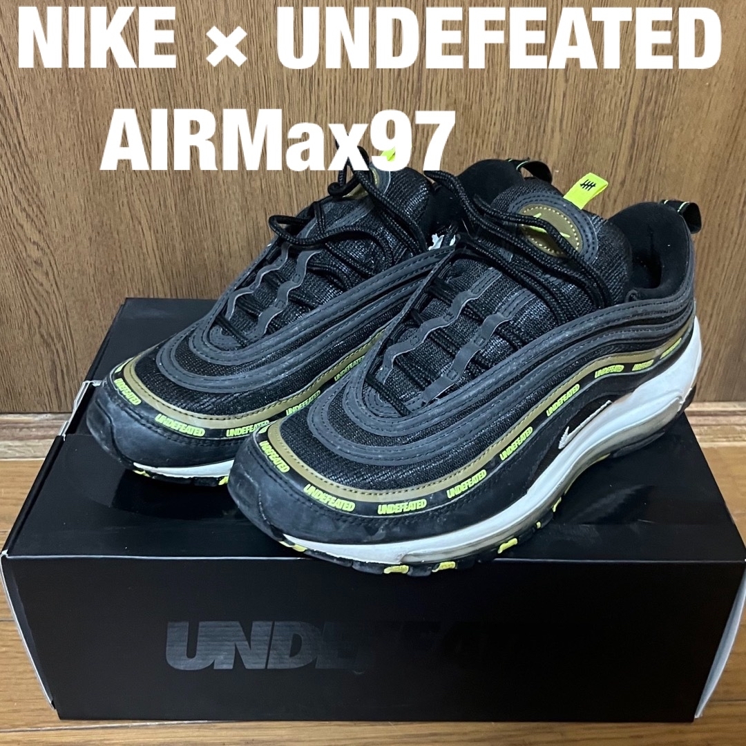 NIKE ナイキ×UNDEFEATED 27cm エアマックス97 スニーカー スニーカー