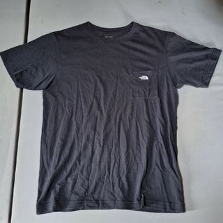 ザノースフェイス(THE NORTH FACE)のNORTH FACE BLACK Tシャツ シルバーロゴ(Tシャツ/カットソー(七分/長袖))