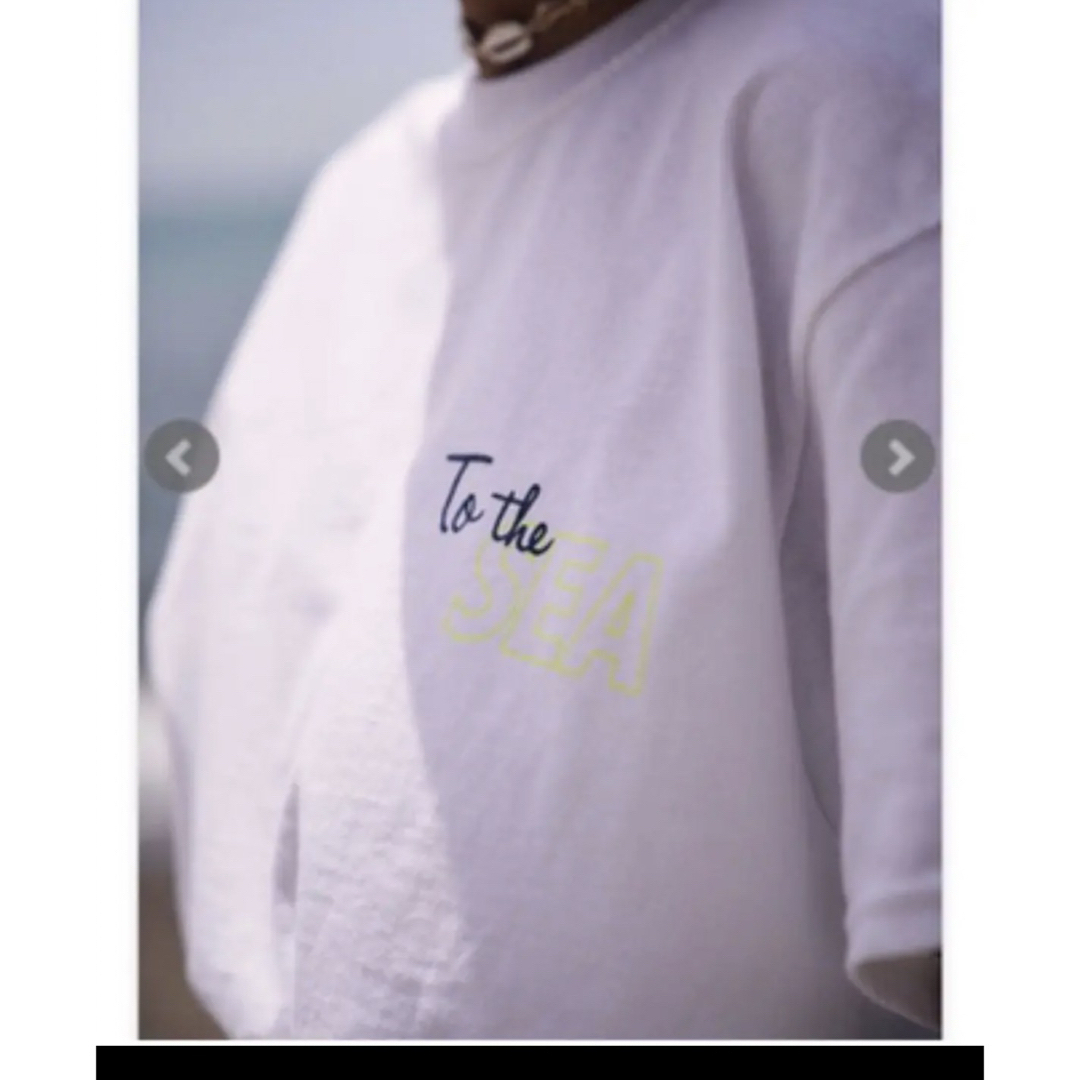 WIND AND SEA(ウィンダンシー)のWIND AND SEA×To the sea" LOGO TEE Lサイズ メンズのトップス(Tシャツ/カットソー(半袖/袖なし))の商品写真