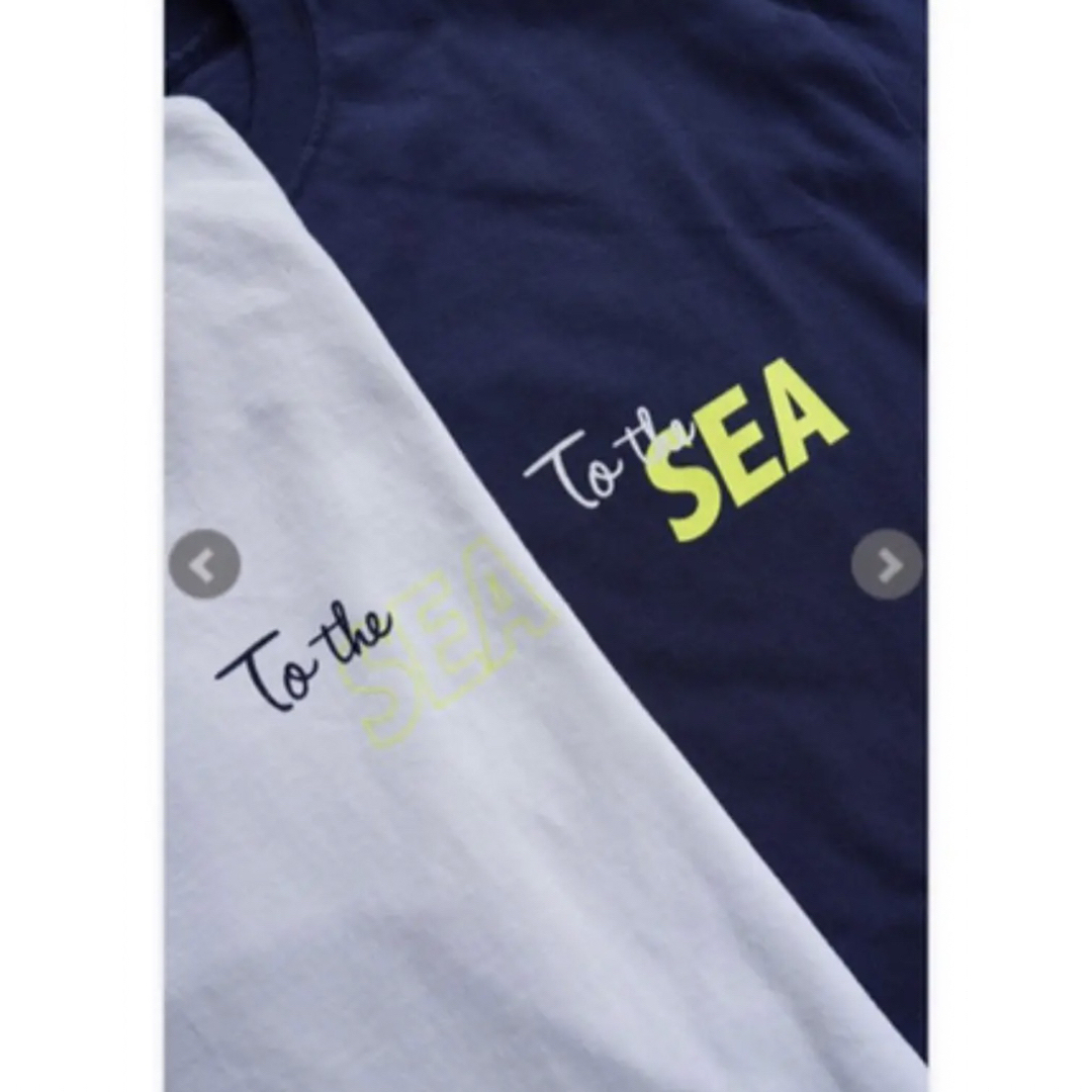 WIND AND SEA(ウィンダンシー)のWIND AND SEA×To the sea" LOGO TEE Lサイズ メンズのトップス(Tシャツ/カットソー(半袖/袖なし))の商品写真