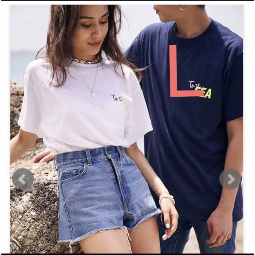 wind and sea logo Tシャツ　L