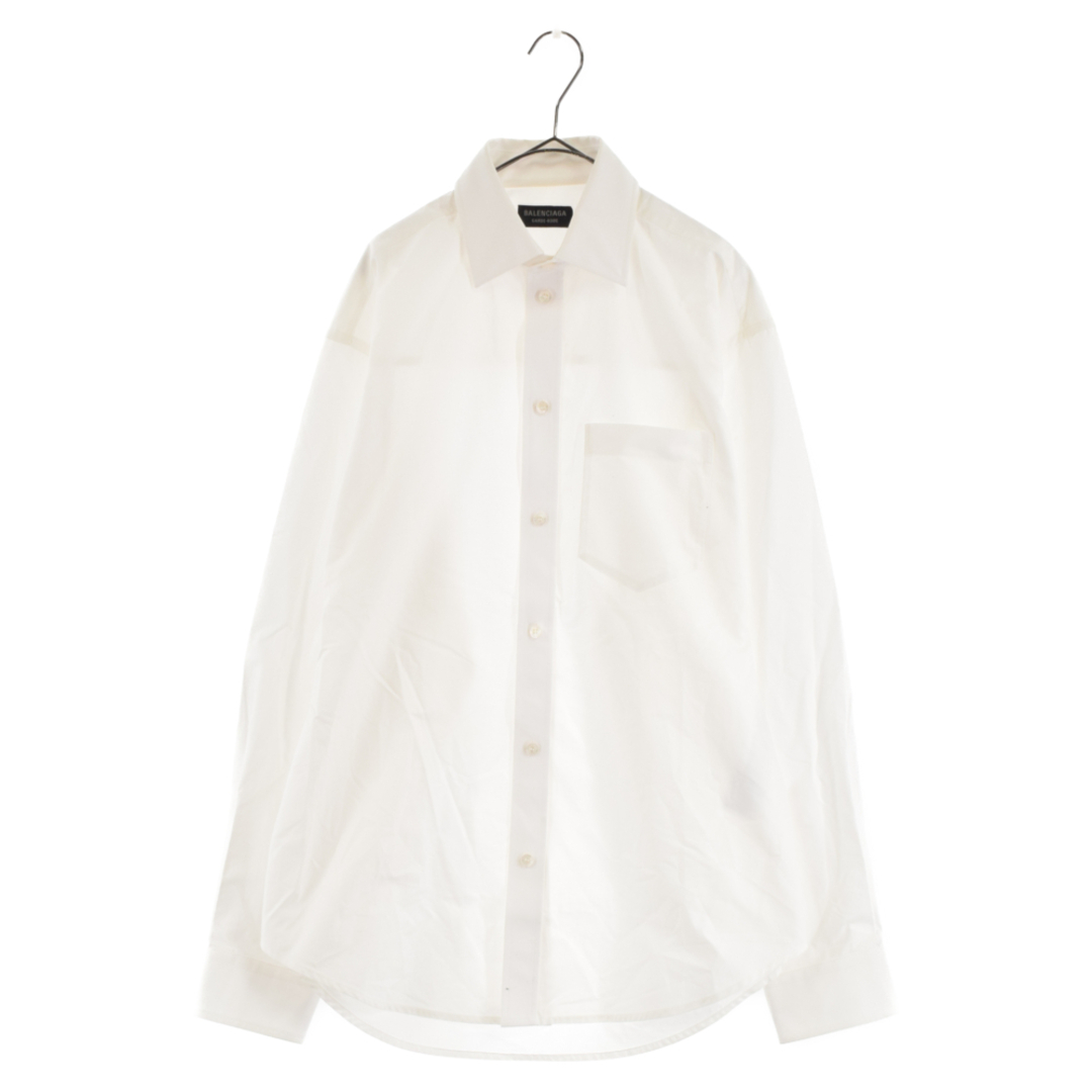 BALENCIAGA バレンシアガ 23SS HOURGLASS SHIRT アワーグラス 長袖シャツ ホワイト 725703 TYB18