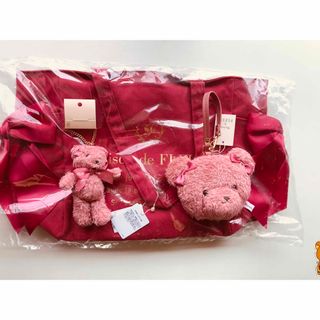 Maison de FLEUR - メゾンドフルール トートバッグ ベアチャーム Maison de FLEUR - メゾンドフルール トートバッグ ベアチャーム