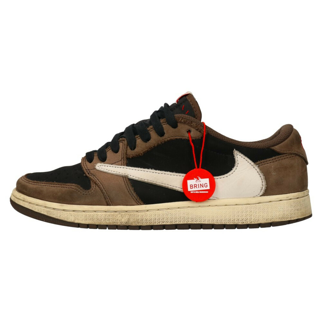 NIKE ナイキ ×TRAVIS SCOTT AIR JORDAN 1 LOW OG SP-T トラビス・スコット エアジョーダン1 ローカットスニーカー ブラウン US9.5/27.5cm CQ4277-001