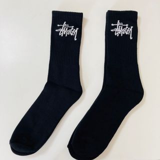 ステューシー(STUSSY)のStussyステューシー 黒 メンズ 男性用 靴下 ソックス 2足 セット 新品(ソックス)