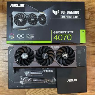 エイスース(ASUS)のASUS TUF NVIDIA GeForce RTX4070  OC 12gb(PCパーツ)