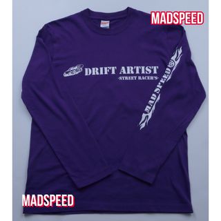 ユナイテッドアスレ(UnitedAthle)の【MADSPEED】趣味Tシャツ ドリフト DRIFT スープラ シルビア 紫(Tシャツ/カットソー(七分/長袖))