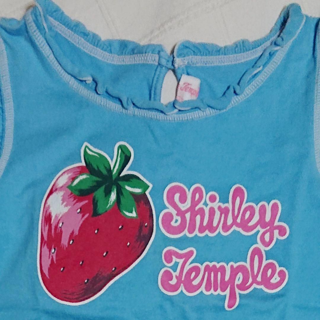 Shirley Temple(シャーリーテンプル)の100　シャーリーテンプル　いちごプリントのタンクトップ キッズ/ベビー/マタニティのキッズ服女の子用(90cm~)(Tシャツ/カットソー)の商品写真