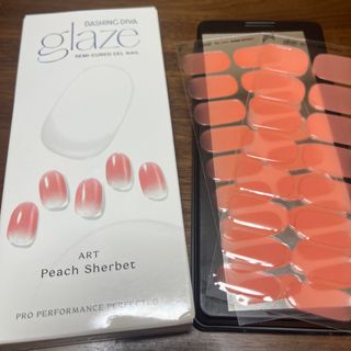 ダッシングディバグレース　peach sherbet(ネイル用品)