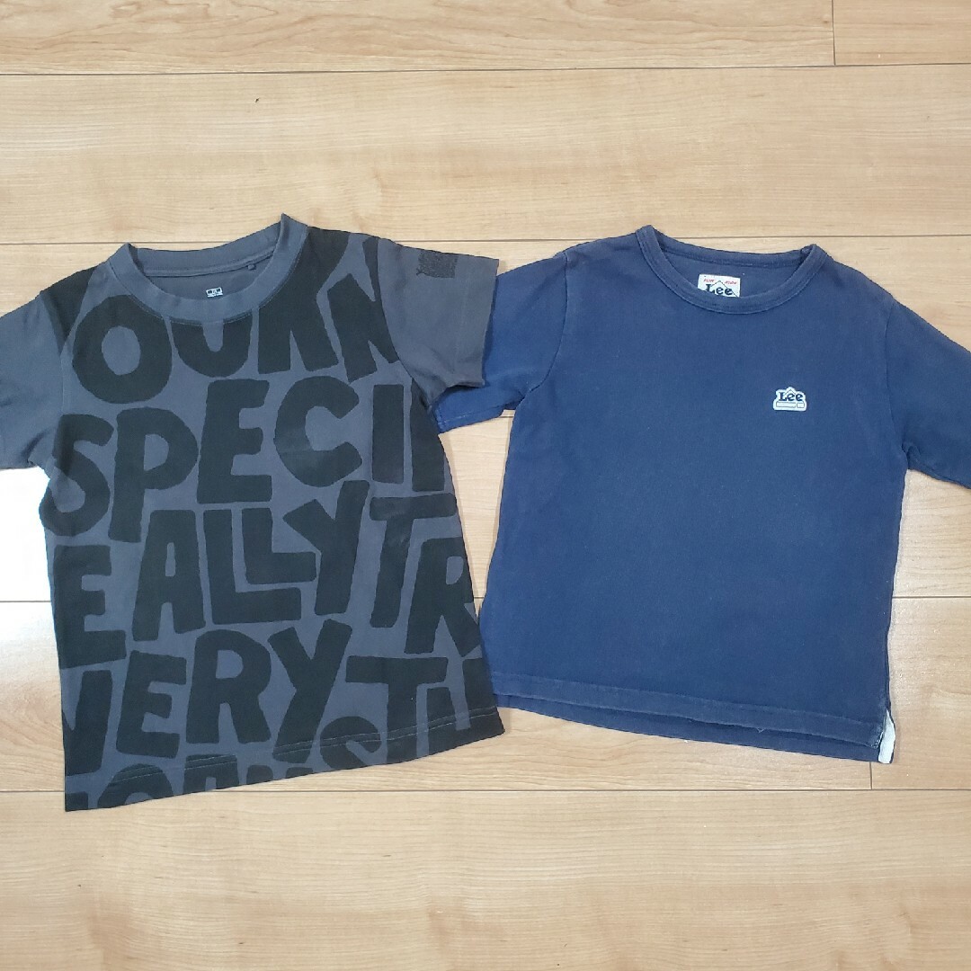 Lee(リー)の半袖Tシャツ　2枚セット 110　ユニクロ　Lee キッズ/ベビー/マタニティのキッズ服男の子用(90cm~)(その他)の商品写真