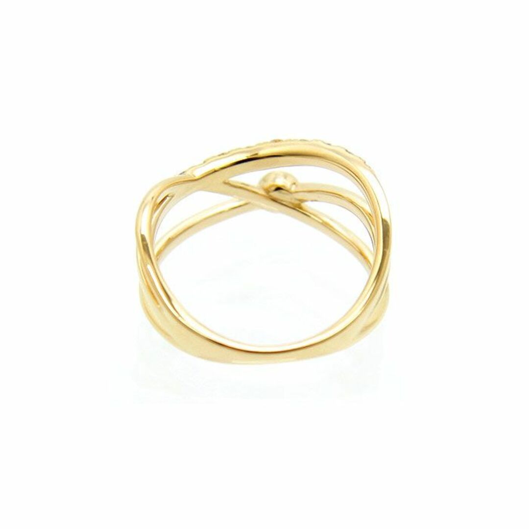 美品 新品仕上げ済 ユキザキ K18 ツインピンキー リング 指輪 4.5号 レディースのアクセサリー(リング(指輪))の商品写真