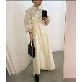 アメリヴィンテージ(Ameri VINTAGE)のamerivintage MILLEFEUILLE SHIRT DRESS(ロングワンピース/マキシワンピース)