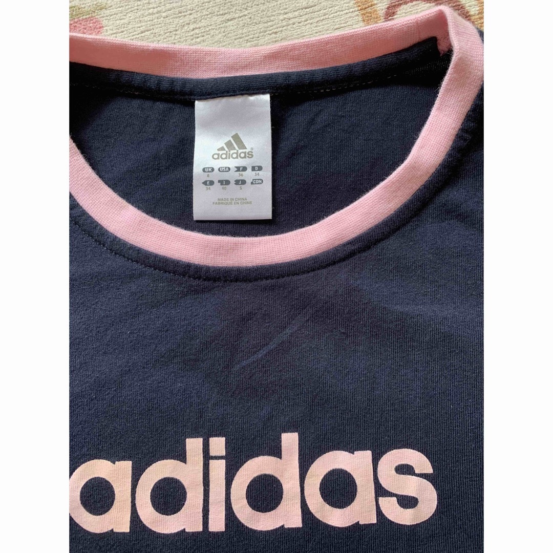 adidas(アディダス)のadidas アディダス　レディースTシャツ レディースのトップス(Tシャツ(半袖/袖なし))の商品写真