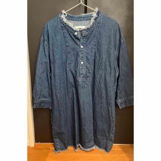 マウジー(moussy)のmoussy ミニワンピ　デニム　ワンピ　チュニック(ミニワンピース)