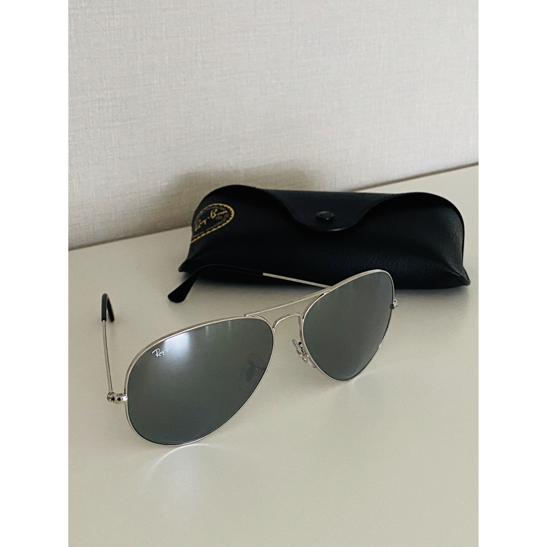 Ray-Ban(レイバン)のRayBanレイバン☆サングラス ブラック×シルバー メンズのファッション小物(サングラス/メガネ)の商品写真