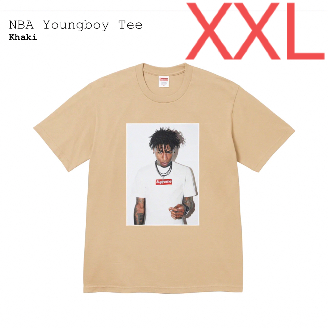 Supreme NBA Youngboy Tee Khaki XXL カーキ