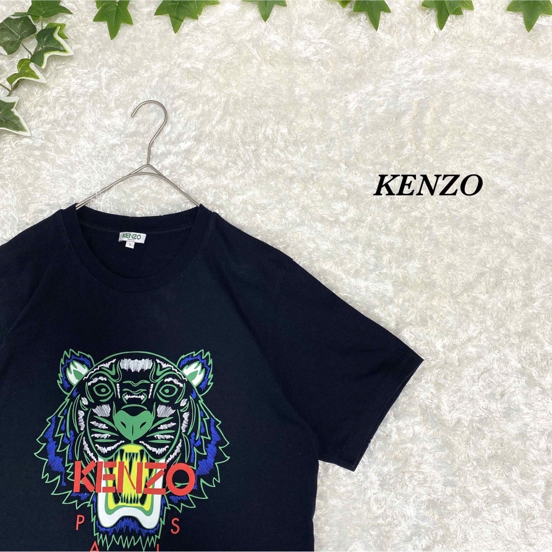 Tシャツ　KENZO 即完売　激レア　ケンゾー　タイガー　プリント　希少サイズ