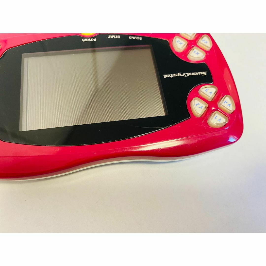 【動作品】BANDAI　ワンダースワン　クリスタル　レッド