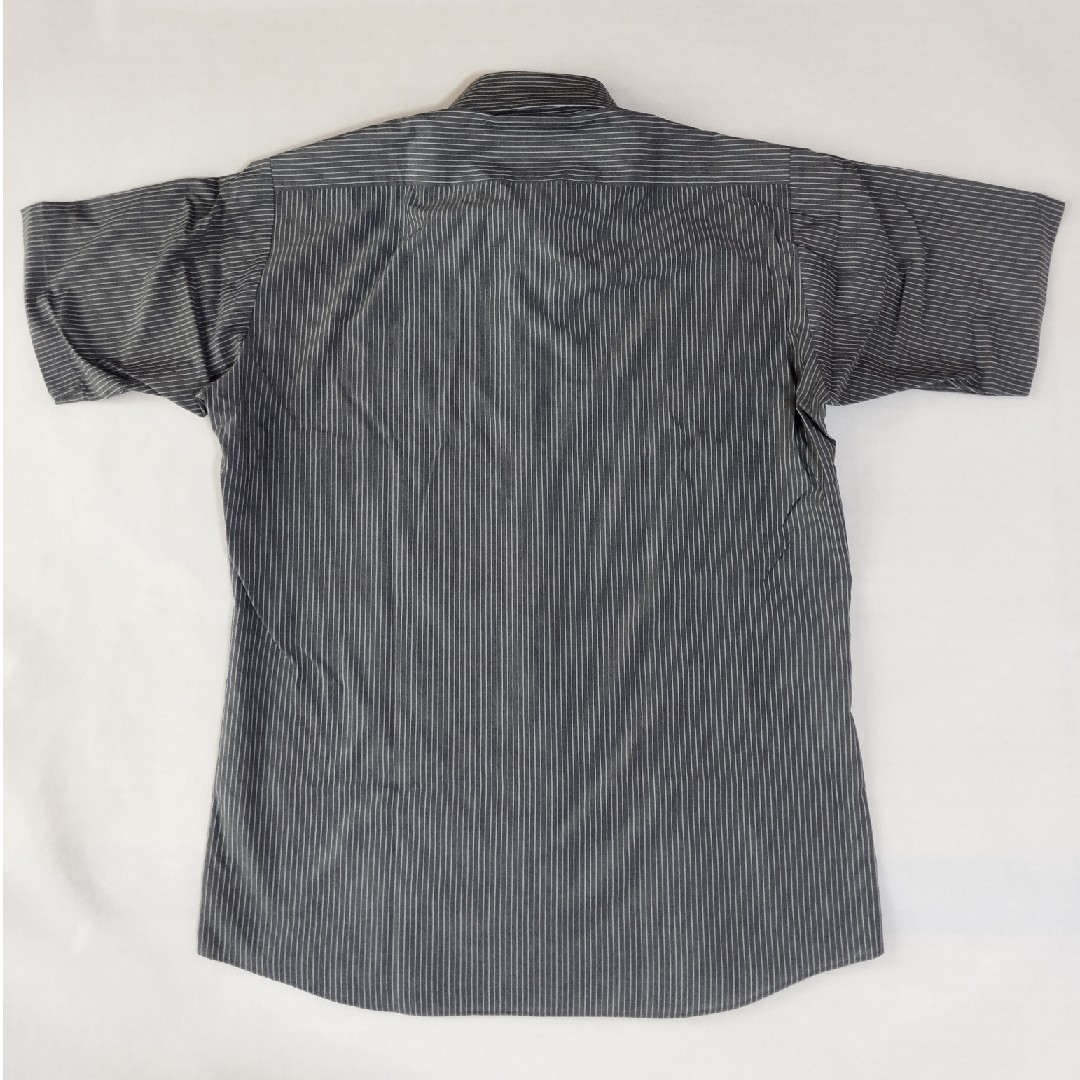 Kansai Yamamoto(カンサイヤマモト)の半袖シャツ　メンズシャツ　ストライプシャツ　ワイシャツ　山本寛斎 メンズのトップス(シャツ)の商品写真