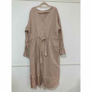 ダブルクローゼット(w closet)の【Wcloset】シャツワンピース(ロングワンピース/マキシワンピース)